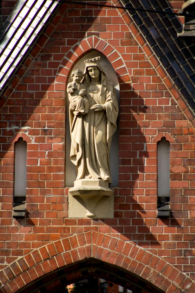 Figur am Tor, St. Jakobus Kirche, Görlitz