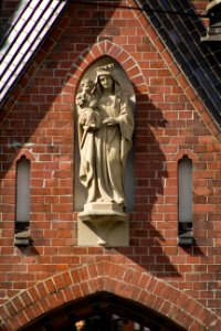 Figur am Tor, St. Jakobus Kirche, Görlitz