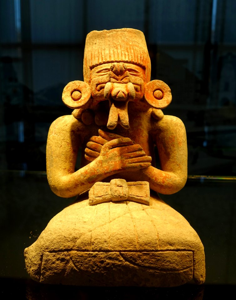 Figurine - Monte Alban pottery - Ethnological Museum, Berlin - DSC00888