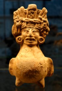 Figurine - Monte Alban pottery - Ethnological Museum, Berlin - DSC00895