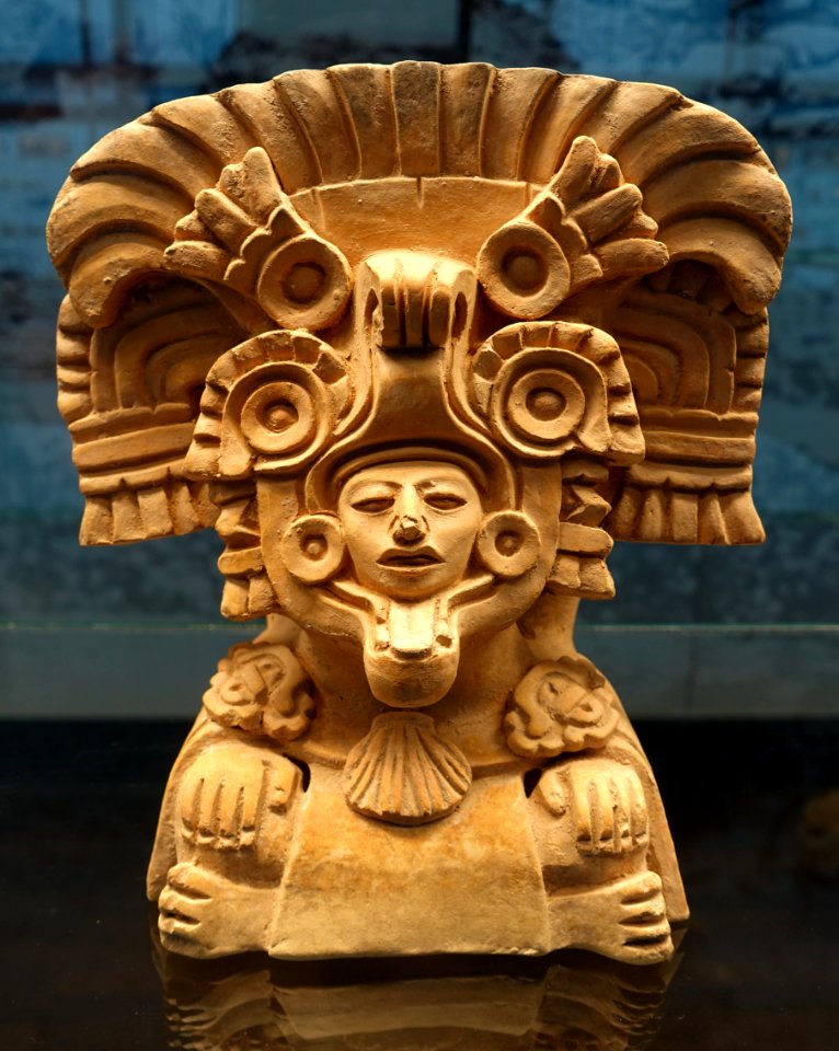 Figurine - Monte Alban pottery - Ethnological Museum, Berlin - DSC00898