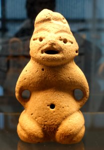 Figurine - Monte Alban pottery - Ethnological Museum, Berlin - DSC00887