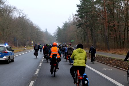 Fife years Paris agreement bicycle demonstration Berlin 2020-12-12 24