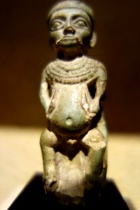 Figurine of the god Bes, Egypt, ceramic - Fitchburg Art Museum - DSC08623 photo
