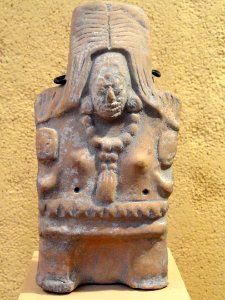 Figurine Rattle, Jaina Style, Late Classic Mayan - San Diego Museum of Man - DSC06858