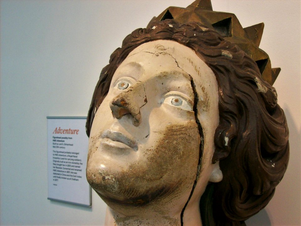 Figurehead, Probably from HMS Adventure, Greenwich