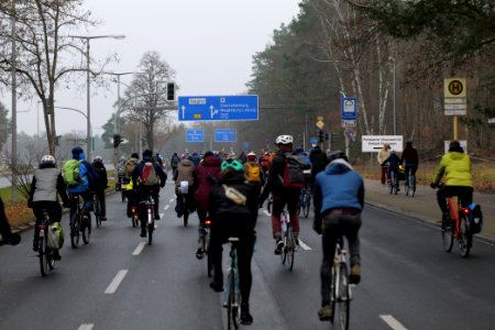 Fife years Paris agreement bicycle demonstration Berlin 2020-12-12 47