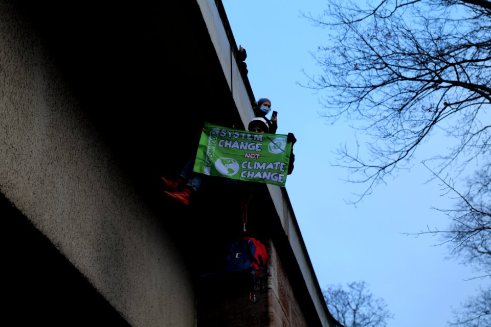 Fife years Paris agreement bicycle demonstration Berlin 2020-12-12 88