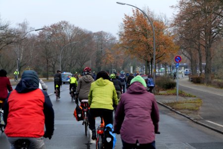 Fife years Paris agreement bicycle demonstration Berlin 2020-12-12 34