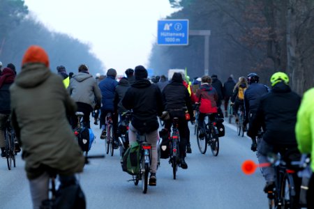 Fife years Paris agreement bicycle demonstration Berlin 2020-12-12 127