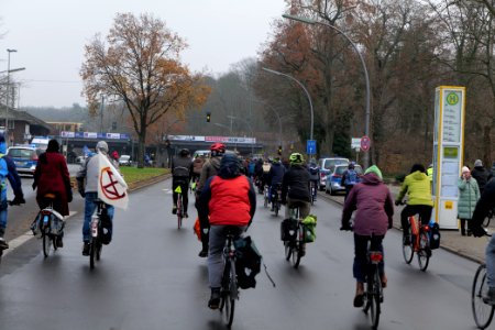 Fife years Paris agreement bicycle demonstration Berlin 2020-12-12 35