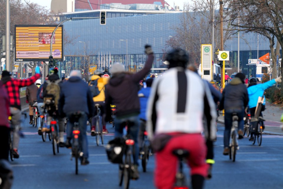 Fife years Paris agreement bicycle demonstration Berlin 2020-12-12 201