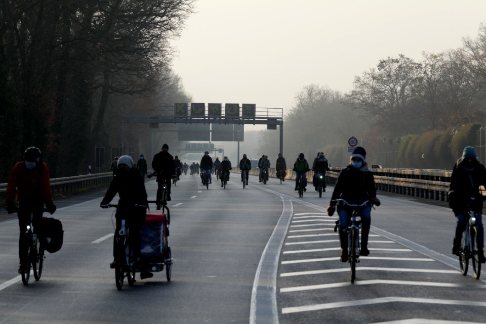 Fife years Paris agreement bicycle demonstration Berlin 2020-12-12 174