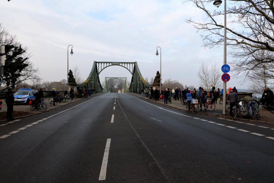 Fife years Paris agreement bicycle demonstration Berlin 2020-12-12 01