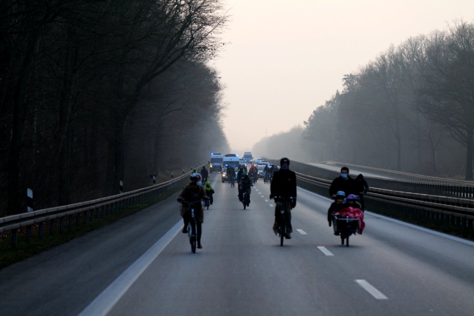 Fife years Paris agreement bicycle demonstration Berlin 2020-12-12 132