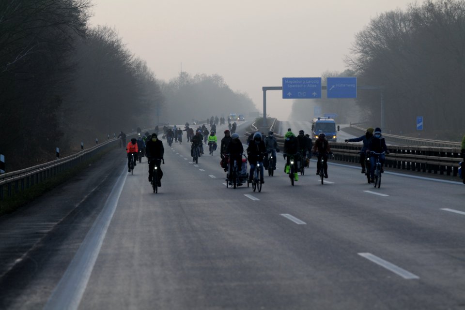 Fife years Paris agreement bicycle demonstration Berlin 2020-12-12 147