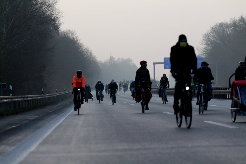 Fife years Paris agreement bicycle demonstration Berlin 2020-12-12 151
