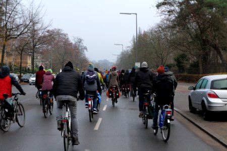 Fife years Paris agreement bicycle demonstration Berlin 2020-12-12 33