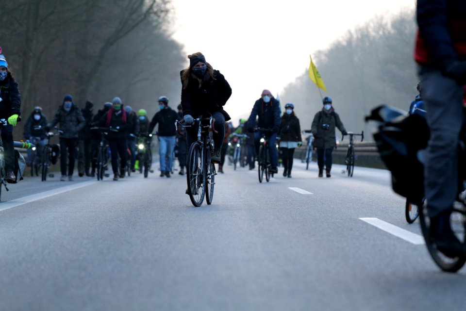 Fife years Paris agreement bicycle demonstration Berlin 2020-12-12 131