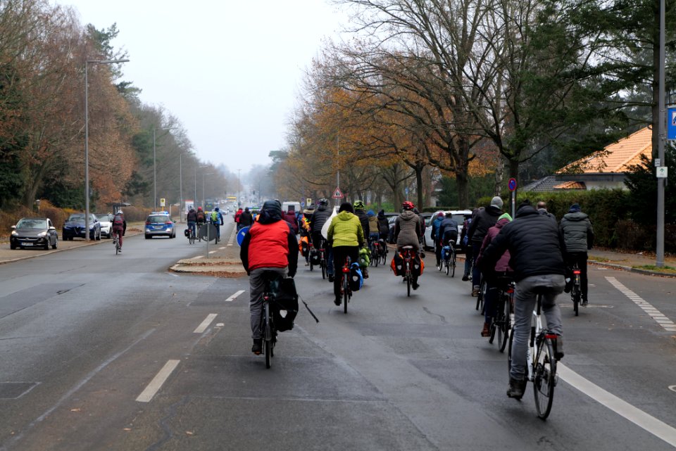 Fife years Paris agreement bicycle demonstration Berlin 2020-12-12 26