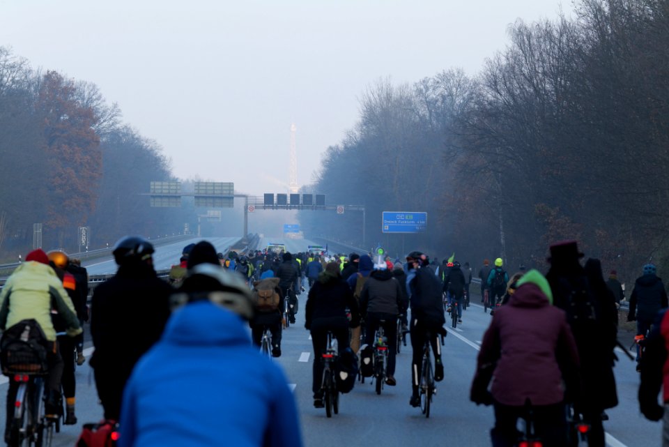 Fife years Paris agreement bicycle demonstration Berlin 2020-12-12 140