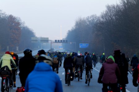 Fife years Paris agreement bicycle demonstration Berlin 2020-12-12 140