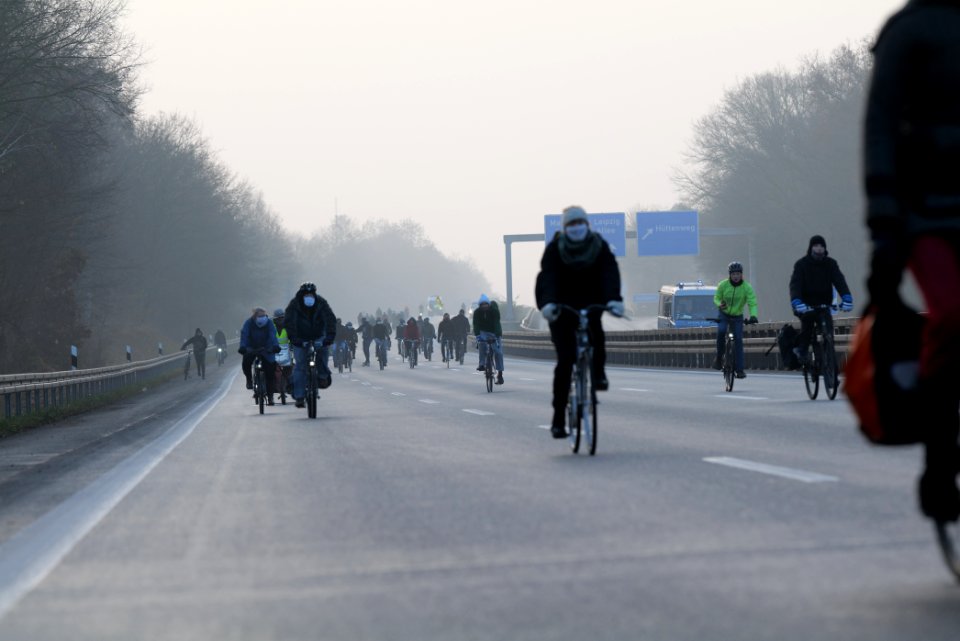 Fife years Paris agreement bicycle demonstration Berlin 2020-12-12 155