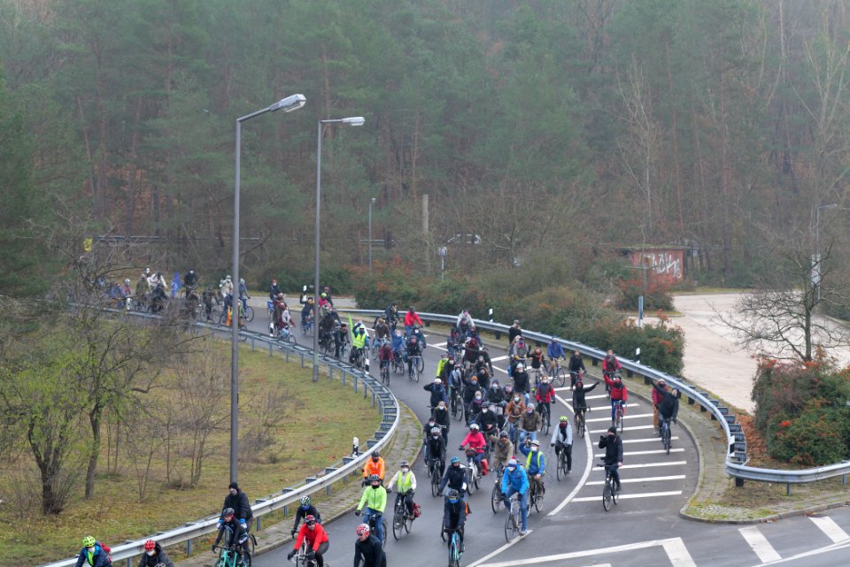 Fife years Paris agreement bicycle demonstration Berlin 2020-12-12 58