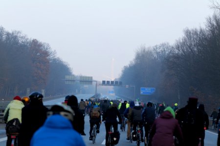 Fife years Paris agreement bicycle demonstration Berlin 2020-12-12 139