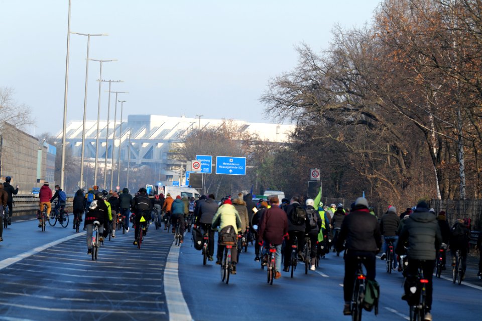 Fife years Paris agreement bicycle demonstration Berlin 2020-12-12 170