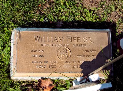 Fife (William Sr.), Bethel Cemetery, 2015-10-15, 01