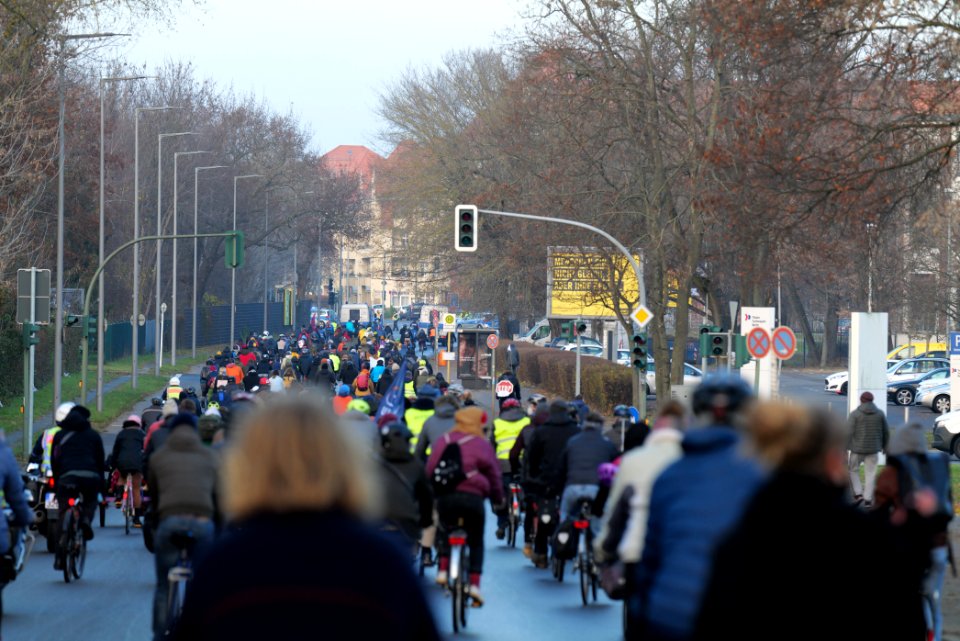 Fife years Paris agreement bicycle demonstration Berlin 2020-12-12 214