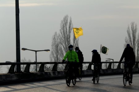 Fife years Paris agreement bicycle demonstration Berlin 2020-12-12 198