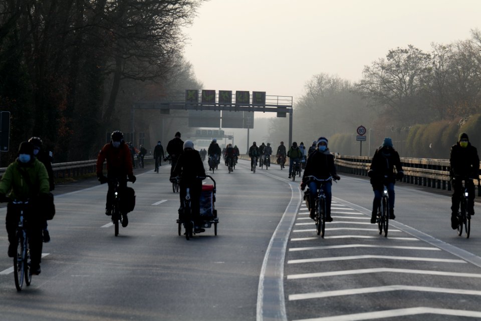 Fife years Paris agreement bicycle demonstration Berlin 2020-12-12 173