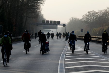 Fife years Paris agreement bicycle demonstration Berlin 2020-12-12 173