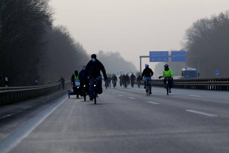 Fife years Paris agreement bicycle demonstration Berlin 2020-12-12 157