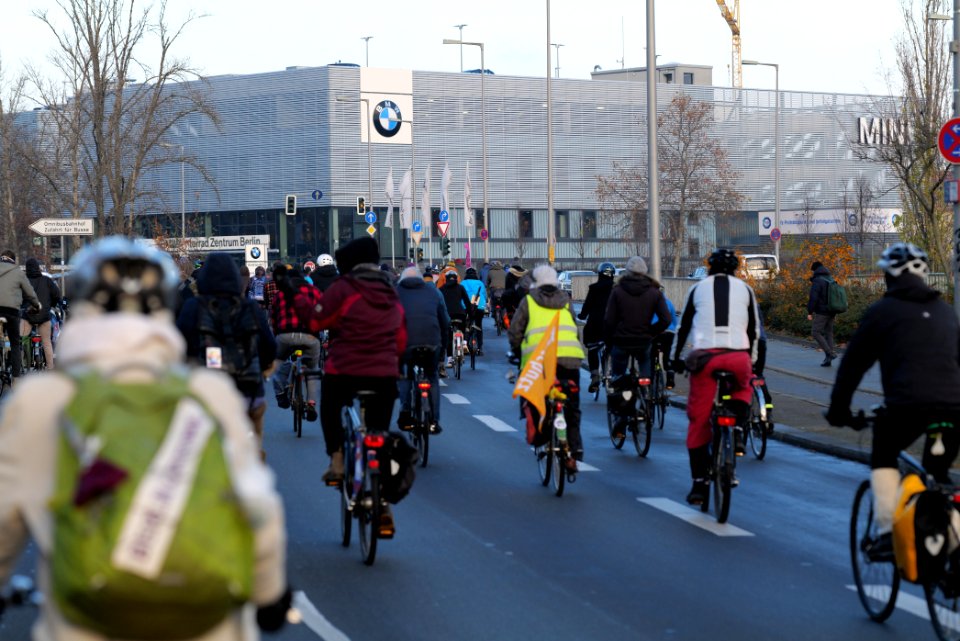 Fife years Paris agreement bicycle demonstration Berlin 2020-12-12 202