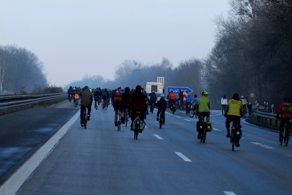 Fife years Paris agreement bicycle demonstration Berlin 2020-12-12 137