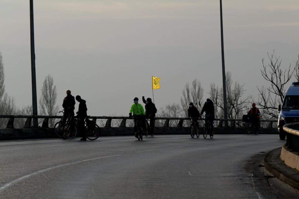 Fife years Paris agreement bicycle demonstration Berlin 2020-12-12 196