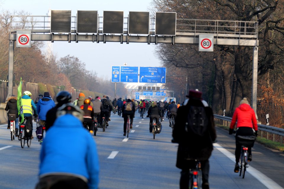 Fife years Paris agreement bicycle demonstration Berlin 2020-12-12 168