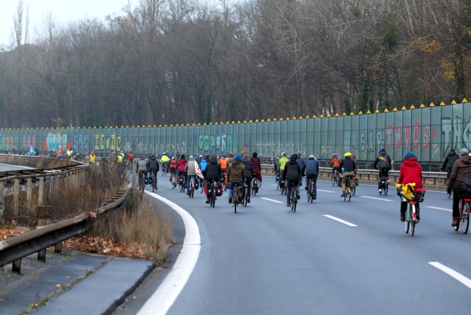 Fife years Paris agreement bicycle demonstration Berlin 2020-12-12 69