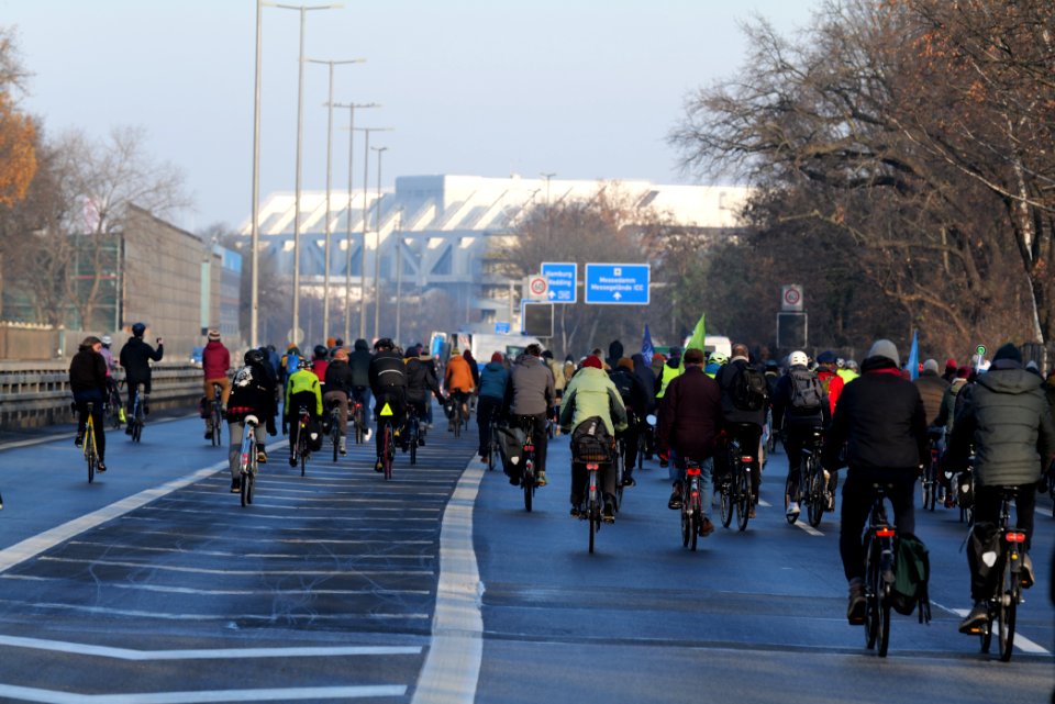 Fife years Paris agreement bicycle demonstration Berlin 2020-12-12 169