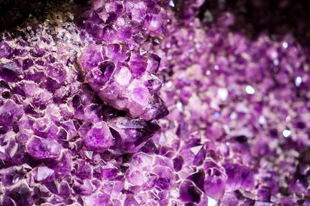 Rock mineral amethyst photo
