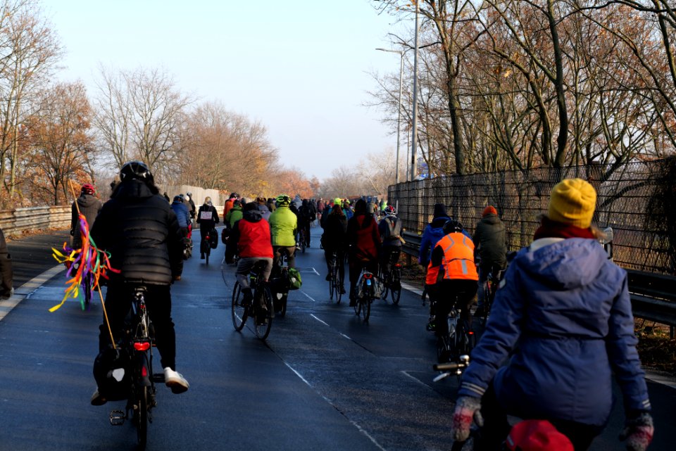 Fife years Paris agreement bicycle demonstration Berlin 2020-12-12 177