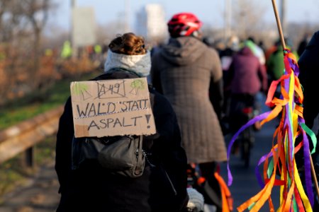 Fife years Paris agreement bicycle demonstration Berlin 2020-12-12 182