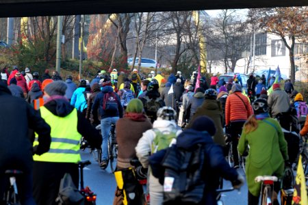 Fife years Paris agreement bicycle demonstration Berlin 2020-12-12 200