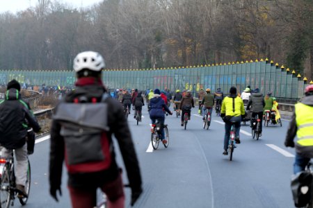 Fife years Paris agreement bicycle demonstration Berlin 2020-12-12 68