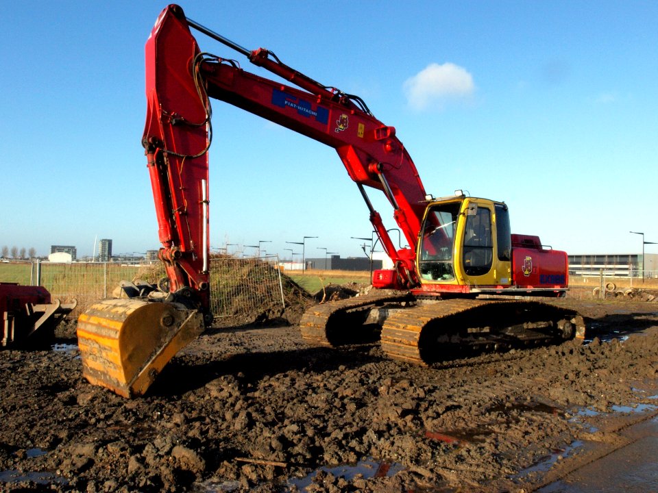 Fiat-Hitachi EX285 owner JdB near Hoofddorp, The Netherlands pic2