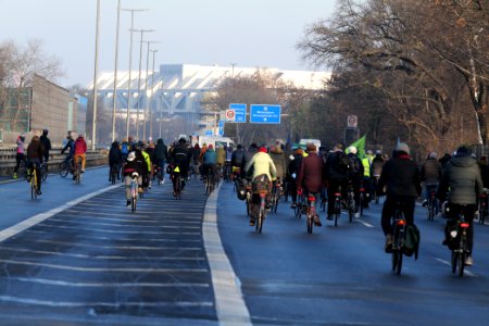 Fife years Paris agreement bicycle demonstration Berlin 2020-12-12 171