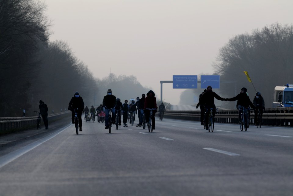 Fife years Paris agreement bicycle demonstration Berlin 2020-12-12 161